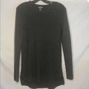 Dark brown long sweater